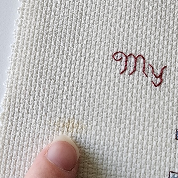 Friends Cross Stitch Finished Piece Cottagecore Picture‎ Friendship Bonnets Art - Picture 9 of 10